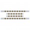 S.S. Kenworth60" Sleeper Light Panel With Thirty 9 Amber Led 2" Reflector Lt With Grommet - Amber Lens