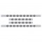 S.S. Kenworth60" Sleeper Light Panel With Thirty 9 Amber Led 2" Reflector Lt With Grommet - Clear Lens