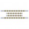 S.S. Kenworth60" Sleeper Light Panel With Thirty 7 Amber Led 2" Reflector Lt With Grommet - Amber Lens