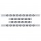 S.S. Kenworth60" Sleeper Light Panel With Thirty 7 Amber Led 2" Reflector Lt With Grommet - Clear Lens