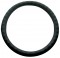 18" Leather Steering Wheel Cover - Black