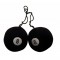 (Pack) 3" Round Fuzzy "8" Balls