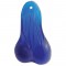 Large Rubber Balls - Clear Blue