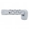 Chrome "Austin" Gun Cylinder Gearshift Knob With Mounting Adaptor - Horizontal