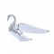 Chrome Hood Ornament - Swan Wonder Wing