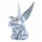 Chrome Hood Ornament - Pig W/ Wing