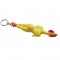 Small Rubber Chicken Key Chain