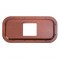 Hand Crafted Wood Peterbilt Shift Plate - 4 7/8" X 4 13/16" Opening
