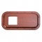 Hand Crafted Wood Peterbilt Shift Plate - 4 3/4" X 4 3/4" Opening