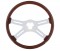 18" Chrome Steering Wheel - 4 Spoke