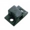 Black Standard Cast Mount For 0.64" Square Spring Steel Arm