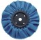 8" Blue Treated Airway Buff - 16 Ply, 3/4" Arbor