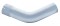 Aluminum 45 Angled Expended Elbow, 5" I.Dia., 5" O.Dia. - 12" X 12" Diameter