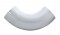 Aluminum 90 Exhaust 6" Expanded Elbow, 6" I.Dia., 6" O.Dia. - 13" X 13"