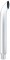 Curved Exhaust, Reducing 6"-5" O.Dia., Bottom, 36"L