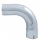 Chrome 90 Angled Expended Elbow, 4" I.Dia., 4" O.Dia. - 12" X 12" Diameter
