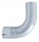Chrome 90 Angled Expended Elbow, 6" I.Dia., 6" O.Dia. - 13" X 13" Diameter