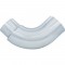 Chrome 90 Angled Expended Elbow, 6" O.Dia., 5" O.Dia. - 13" X 13" Diameter