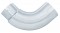 Chrome 90 Angled Expended Elbow, 7" O.Dia., 5" I.Dia. - 16" X 16" Diameter