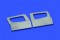 Freightliner, Coronado Headlight Surround Set Forward Axle Fender Guard, (2010+)