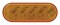 Oval Sequential Arrow Amber LED, (35 Diodes)