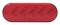 Oval Sequential Arrow Red LED, (35 Diodes)