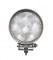 Universal, White Round Work Light, Clear Lens, Chrome Housing, (6 Diodes), 500 Lumens