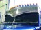 15 1, 2inch SS Batmaninch Style Peterbilt, 379 4 Bead Visor, (1 Piece)