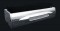 Chromed LED Boot Brush with Flatline Clear Amber Marker LED, (9 Diodes), Black Bristles