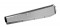 Chrome 30inch Mudflap Hanger, 2 1, 2inch Bolt Spacing